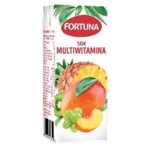 Multivitaminų sultys FORTUNA, 200 ml